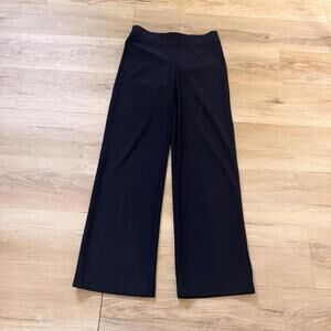 Joseph Ribkoff Navy Stretch Pants Women's 6 Wide‎ Leg Pull On Elastic Waist